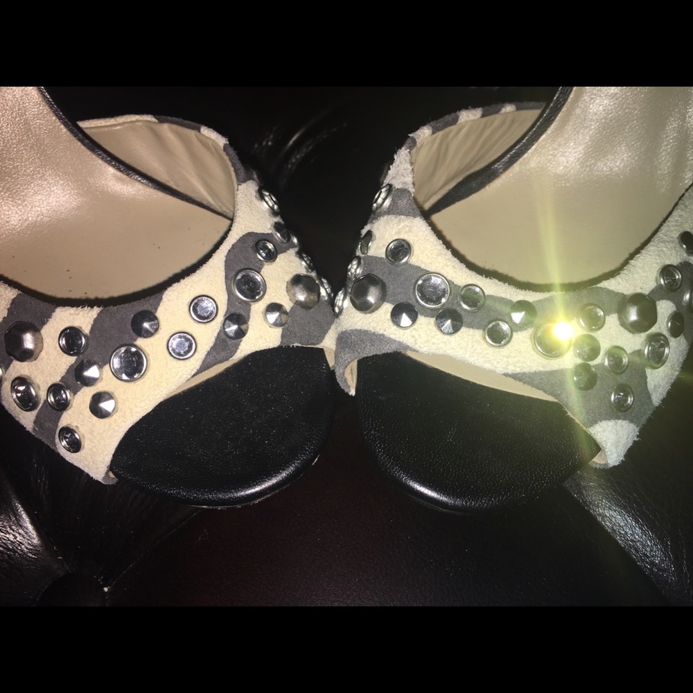 Zebra Print Sexy Jimmy Choo For H&M Heels - image 2